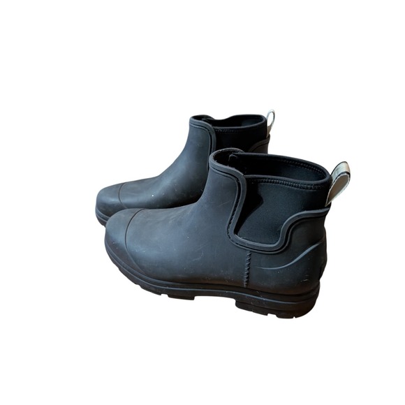 UGG Droplet Women's Waterproof Rubber Ankle Boots – Black – W 11 - Picture 2 of 11